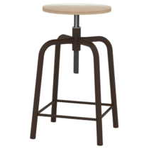 Табурет рабочий (винтовой механизм регулировки высоты сиденья) - «globural.ru» - Псков