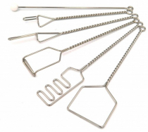 Комплект "Постановочные зонды на витых ручках с колечком (шарик фторопласт) (6 штук) - «globural.ru» - Псков