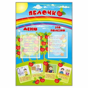 Стенд-меню "Яблочко" - «globural.ru» - Псков