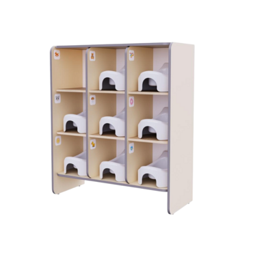 Детский стеллаж под горшки из коллекции «НЕГА» (бежевый) - «globural.ru» - Псков