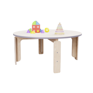 Круглый растущий стол из коллекции «НЕГА» р.гр. 0-1 (цвет бежевый) - «globural.ru» - Псков