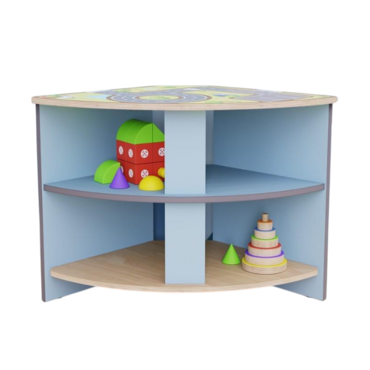 Угловое место для хранения из коллекции «НЕГА» (голубой) - «globural.ru» - Псков