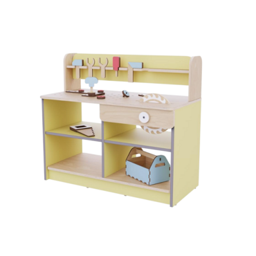 Верстак с набором инструментов из коллекции «НЕГА» (желтый) - «globural.ru» - Псков