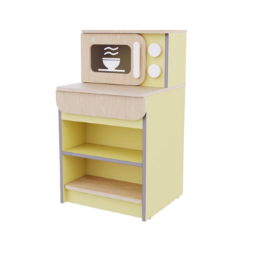 Модуль с микроволновкой из коллекции «НЕГА» (желтый) - «globural.ru» - Псков