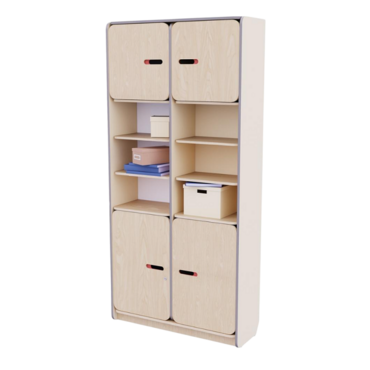 Рабочий стеллаж для воспитателя из коллекции «НЕГА» (цвет бежевый) - «globural.ru» - Псков