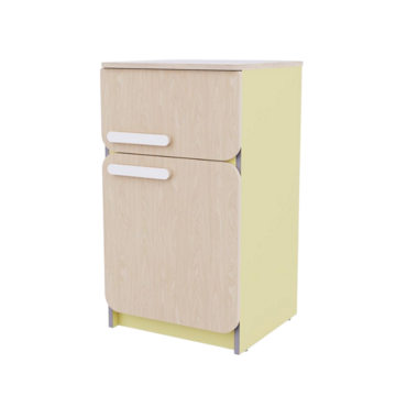 Холодильник из коллекции «НЕГА» (желтый) - «globural.ru» - Псков