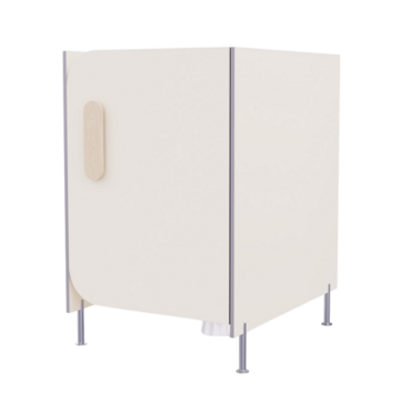 Гигиеническая кабинка из коллекции «НЕГА» (цвет бежевый) - «globural.ru» - Псков