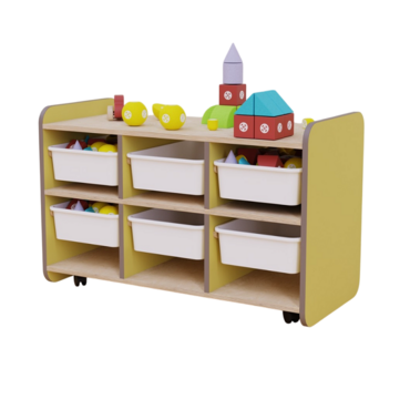 Мобильный модуль для хранения из коллекции «НЕГА» (цвет желтый) - «globural.ru» - Псков