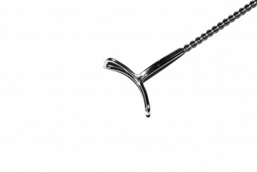 Зонд постановочный "Бабочка" на витой ручке с колечком - «globural.ru» - Псков