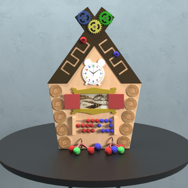 Бизиборд "Сказочный теремок" - «globural.ru» - Псков