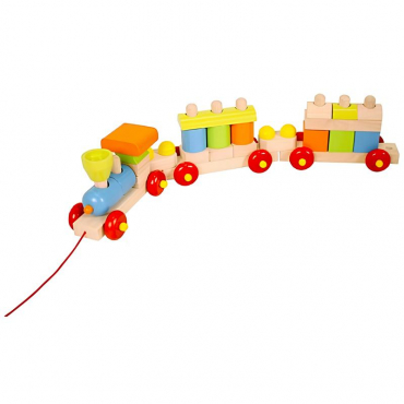 Конструктор-каталка "Поезд" - «globural.ru» - Псков