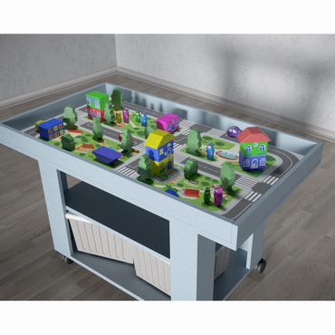 Игровой ландшафтный стол для изучения ПДД №2 - «globural.ru» - Псков