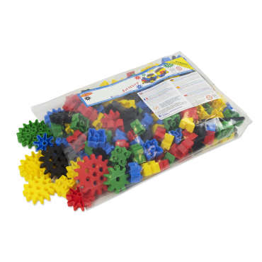 Конструктор  STEM Шестеренки начальный уровень 260 деталей - «globural.ru» - Псков