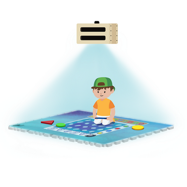 Интерактивный образовательный пол Magium (проектор и датчик движения в едином коробе) - «globural.ru» - Псков