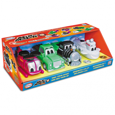 Магнитный конструктор Транспорт "Смешай и собери". Малыш №2. Стартовый набор  - «globural.ru» - Псков