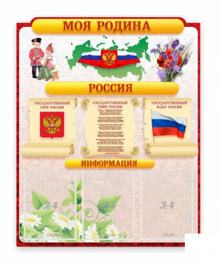 Стенд "Наша родина Россия" - «globural.ru» - Псков