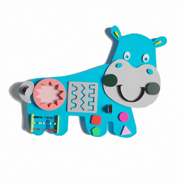 Бизиборд "Добрый бегемот" - «globural.ru» - Псков