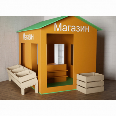 Игровой домик «Рынок» - «globural.ru» - Псков