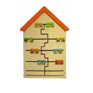 Дидактическая панель "Домик мечты" - «globural.ru» - Псков