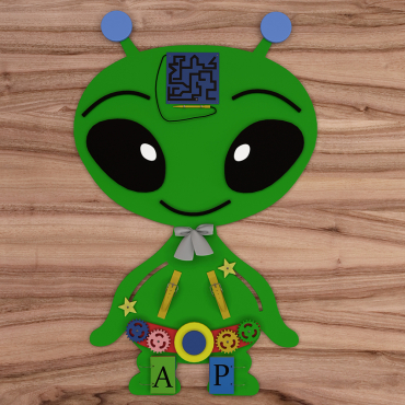 Бизиборд "Разумный пришелец" - «globural.ru» - Псков