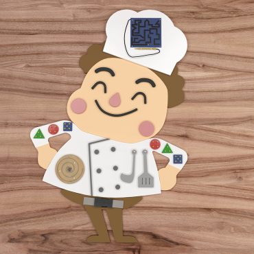 Бизиборд "Шеф-повар" - «globural.ru» - Псков