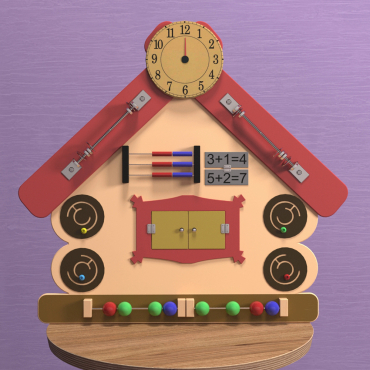 Бизиборд "Теремок" - «globural.ru» - Псков