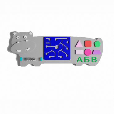 Бизиборд "Волшебный бегемотик" - «globural.ru» - Псков