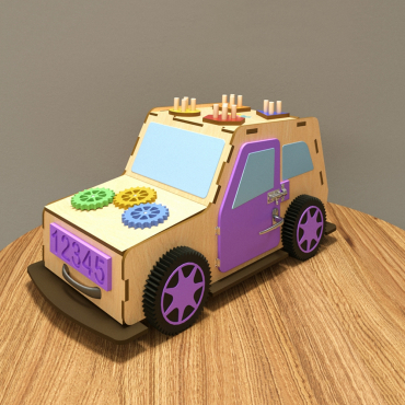 Бизикуб мобильный "Машинка" - «globural.ru» - Псков