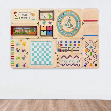 Дидактическая настенная панель «Наши чемпионы» - «globural.ru» - Псков