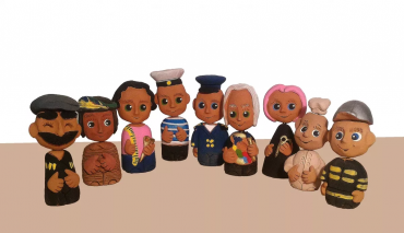 Дополнительный набор глиняных человечков для сказкотерапии и песочной терапии - «globural.ru» - Псков