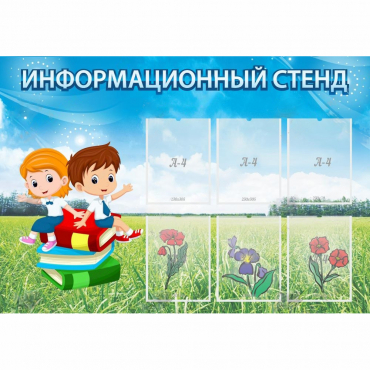Стенд информационный с 6 карманами - «globural.ru» - Псков