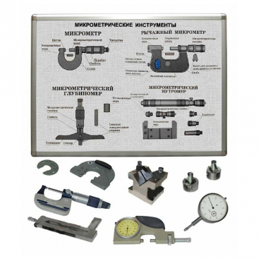Комплект учебного оборудования «Метрология. Технические измерения в машиностроении» на 5 лабораторных работ - «globural.ru» - Псков