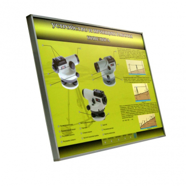 Учебный стенд электрифицированный "Устройство и принцип работы нивелира" - «globural.ru» - Псков