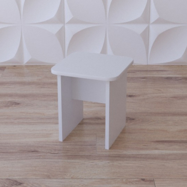 Табурет «Белый кубик» - «globural.ru» - Псков