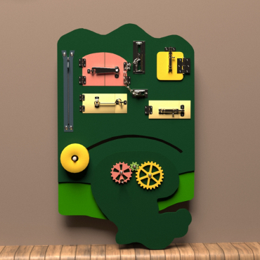 Бизиборд "Зелёная лапа" - «globural.ru» - Псков