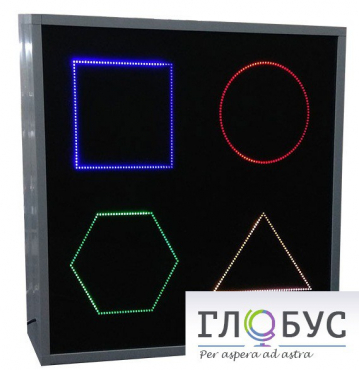 Интерактивная панель «Цветные фигуры-4» (вариант 3) - «globural.ru» - Псков