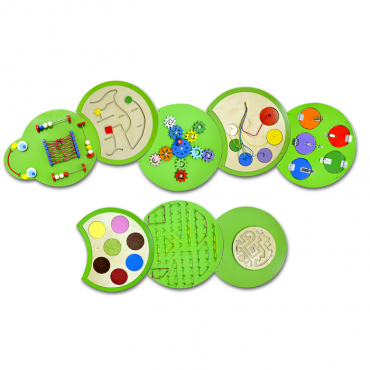 Тактильно-развивающая панель "Гусеница Жужа" - «globural.ru» - Псков