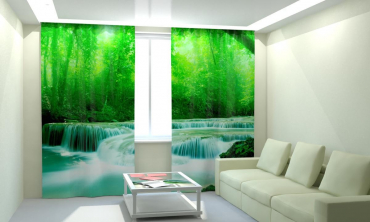 Комплект светонепроницаемых штор "Быстрая река" - «globural.ru» - Псков