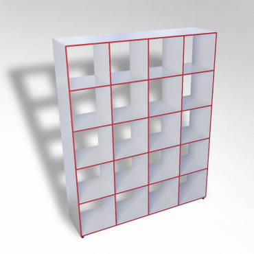 Шкаф открытый многосекционный ТР20 ЛДСП - «globural.ru» - Псков