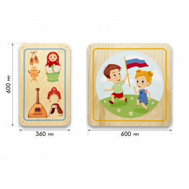 Набор стеновых панелей «Символы России - Культура» - «globural.ru» - Псков