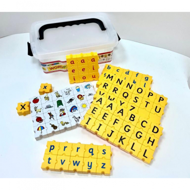 Обучающий конструктор «ПРОслова» Английский язык Заглавные и строчные буквы 96 деталей - «globural.ru» - Псков