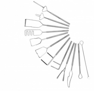 Комплект "Постановочные зонды" медицинская сталь (12 штук) - «globural.ru» - Псков